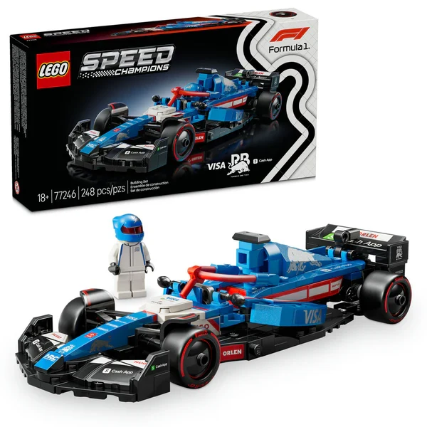 77246 Visa Cash App RB VCARB 01 F1 Race Car Model LEGO