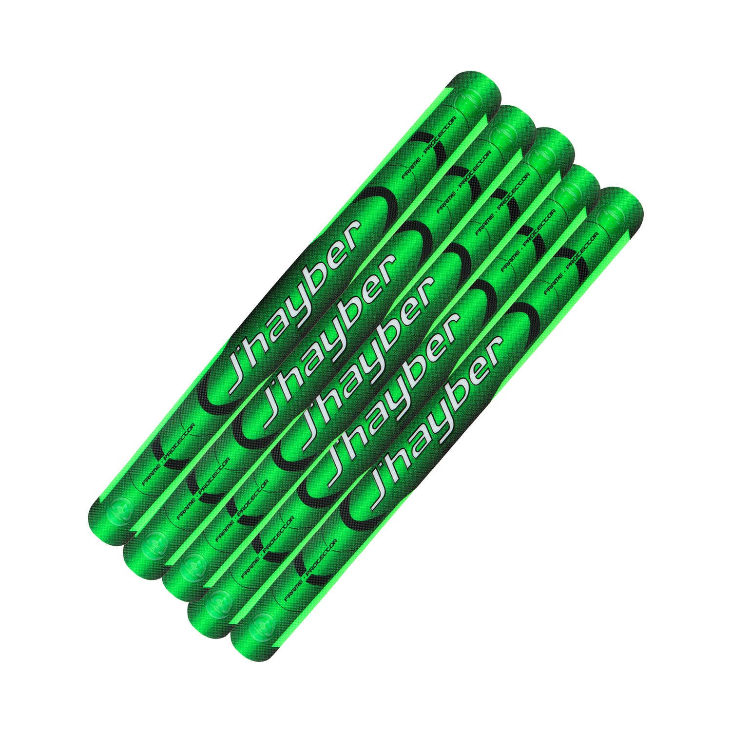 PACK 5 UNITS PROTECTION TAPE RACKET J.HAYBER GREEN