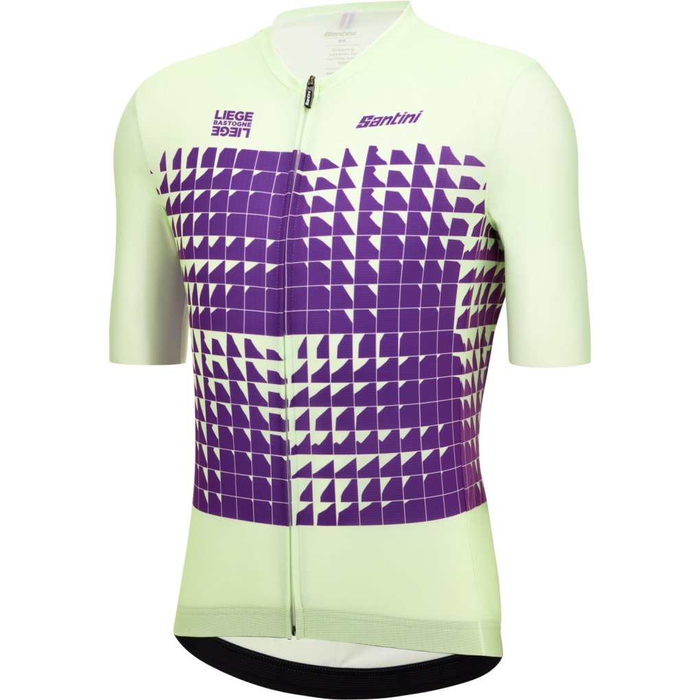 Santini Liege Bastogne Liege Cycling Jersey Men RE94075C24LBL - print