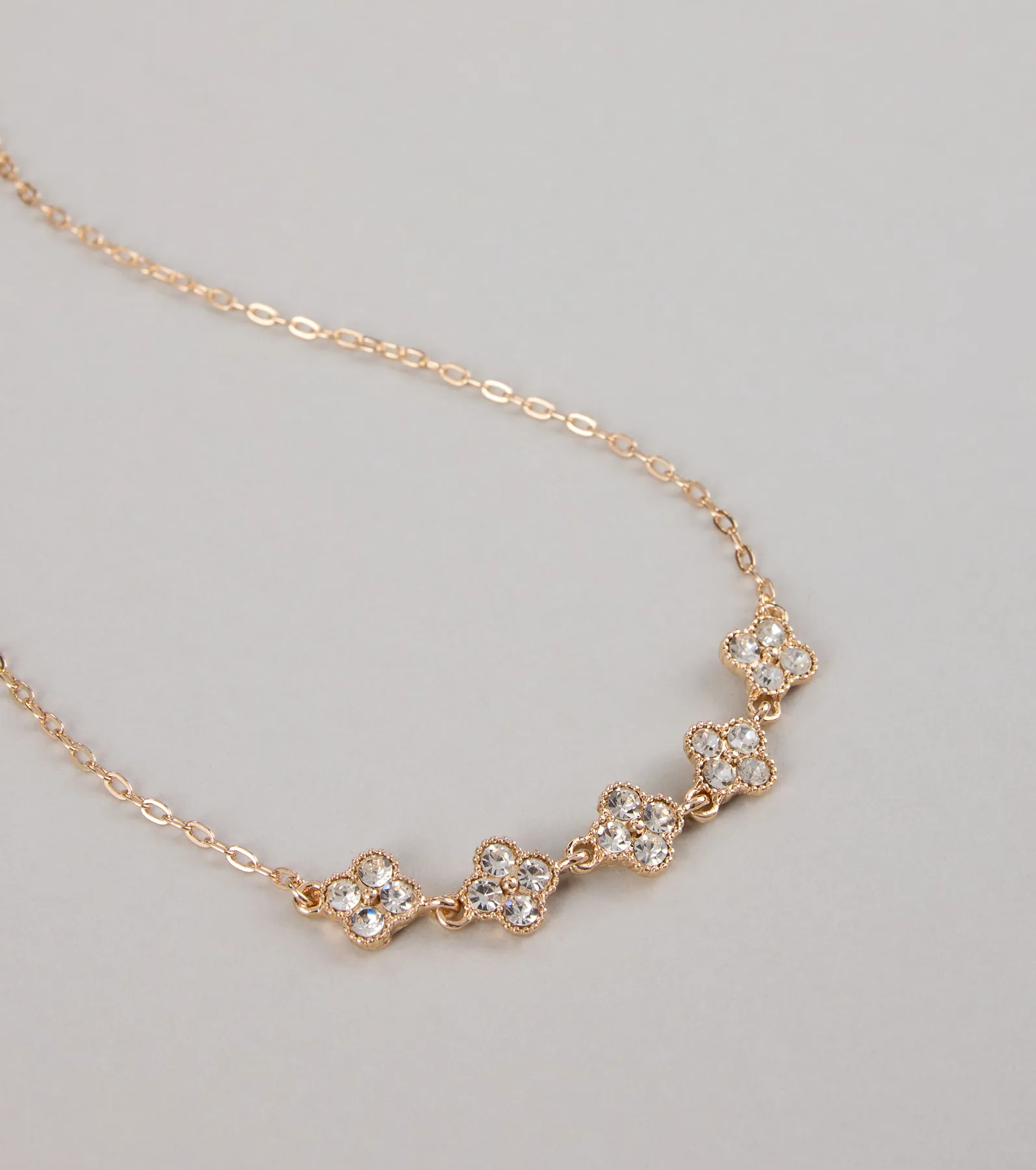 Lucky Girl Energy Clover Charm Necklace