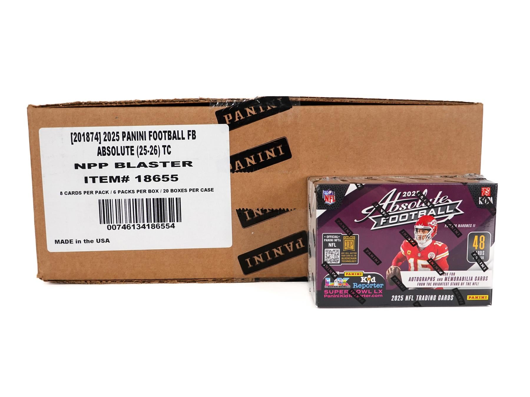 2025 Panini Absolute Football 6-Pack Blaster