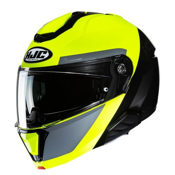 HJC i91 Modular Helmet - BINA - Yellow / BlackRef: HJ1105