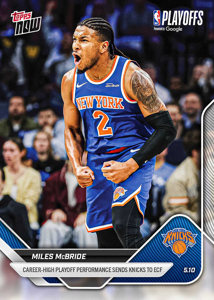 Miles McBride - 2025-26 NBA Topps NOW® - Card 305 - PR: 697