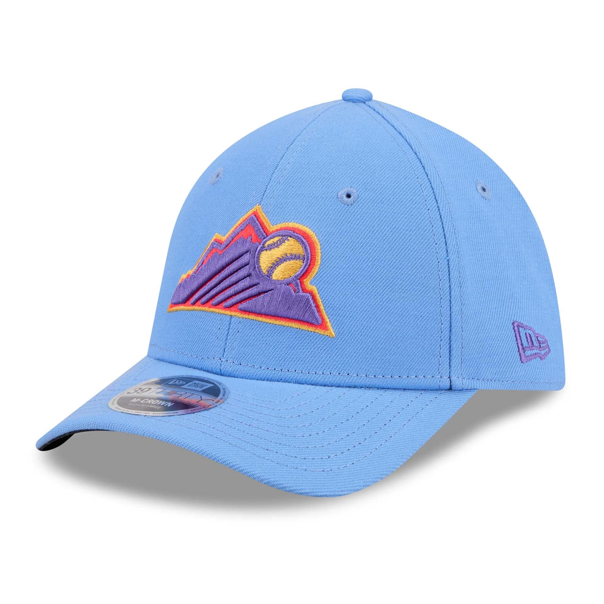 Colorado Rockies MLB City Connect 39THIRTY M-Crown Flex Cap Blau