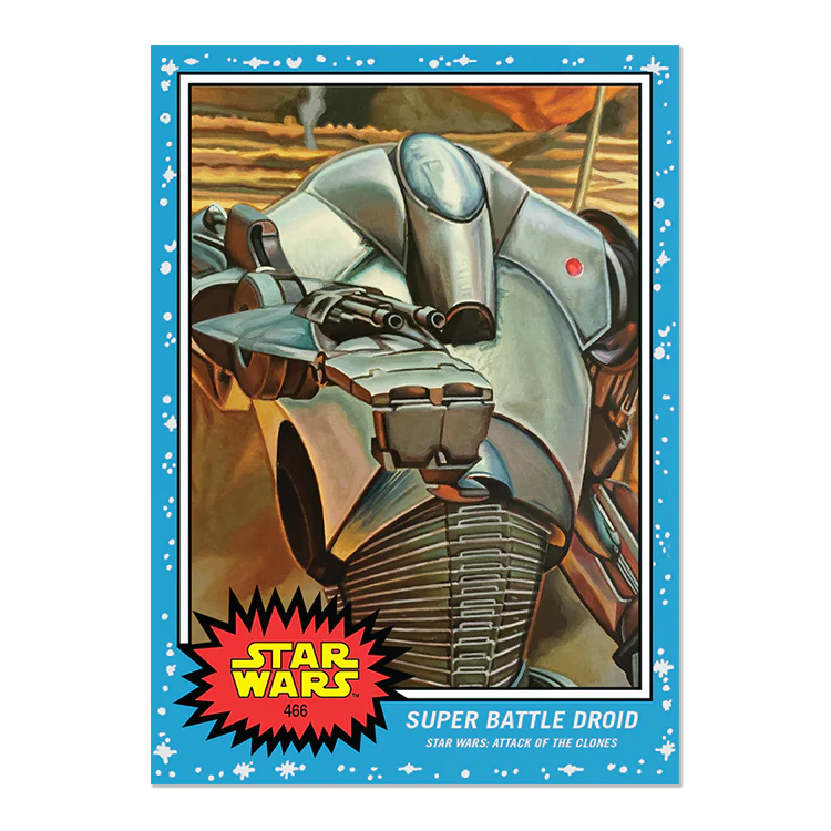 Topps UK - SW Living Set Card #466 - Super Battle Droid