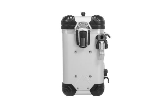 Touratech ZEGA Evo suitcase - 31 liters - left - Universal SilverRef: Trt00918A / 01-050-6011-0