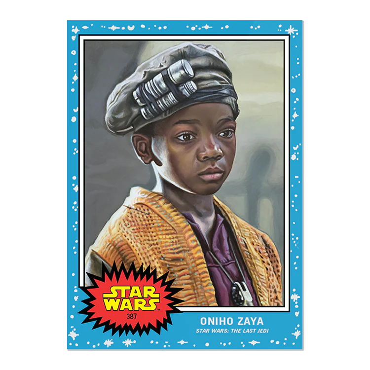 Topps UK - SW Living Set Card #387 - Oniho Zaya