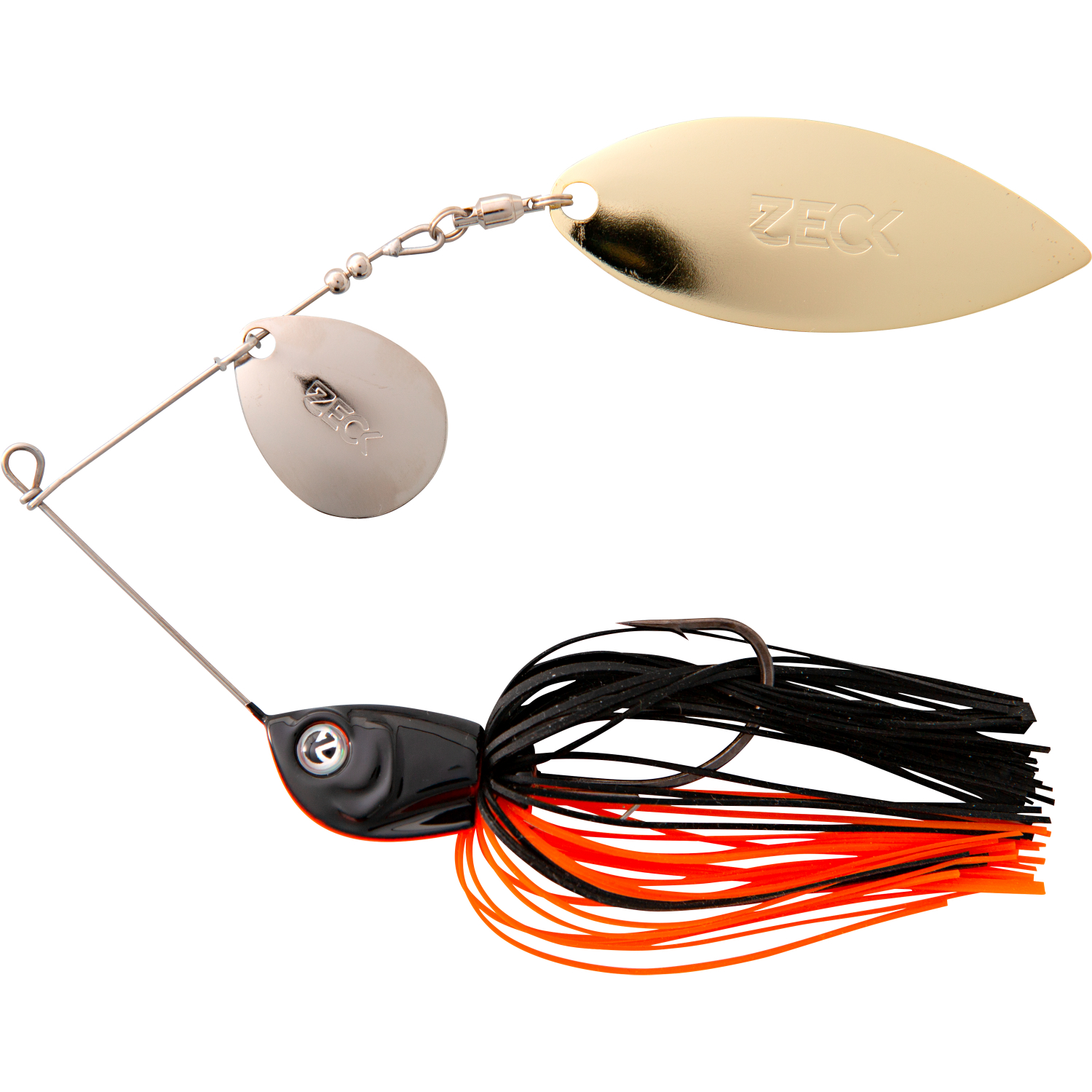 Zeck Spinnerbait (Black Orange)