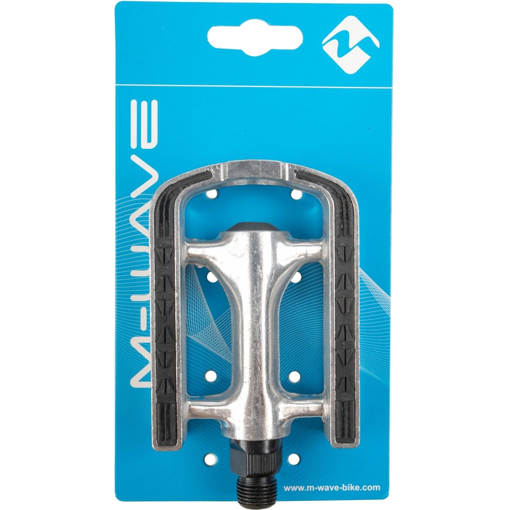M-Wave Steady A8 Anti Slip Pedal - silver