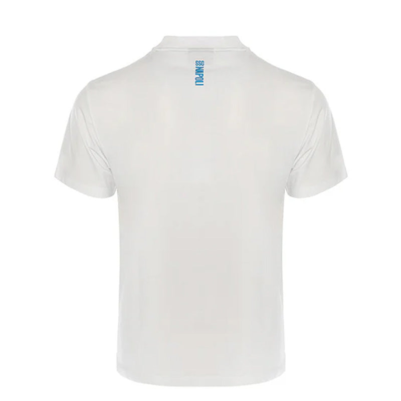 SSC Napoli White Short-sleeved Stretch Jersey T-shirt For Kids 2025/2026