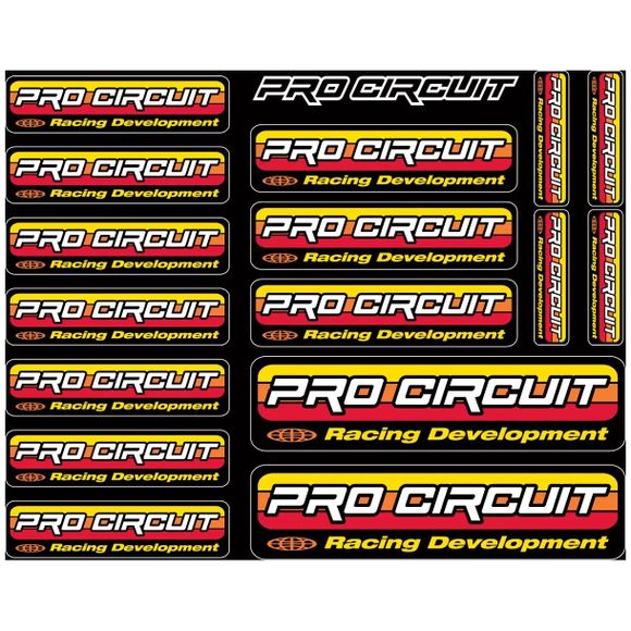 Planche de stickers Pro Circuit LOGO UniverselRef : PC0105 / 43201477