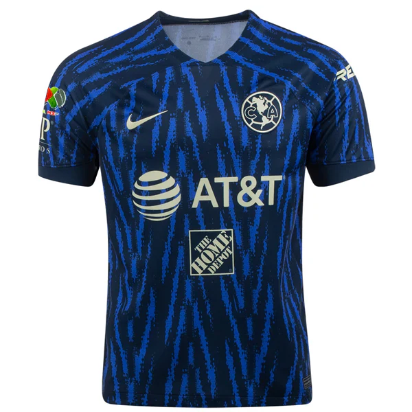 Club America Guillermo Ochoa Away Jersey w/ Liga MX Patch 22/23 (Armory Navy/Lemon Chiffon)
