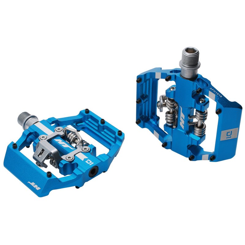 HT D1 DUO Clipless / Flat Pedals - marine blue