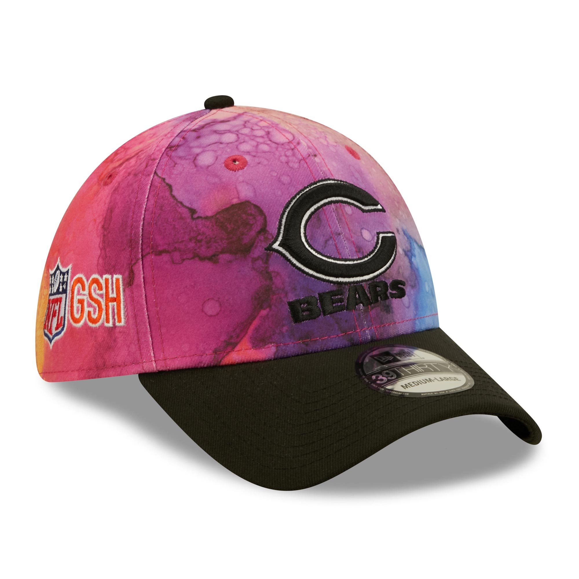 Chicago Bears 2022 NFL On-Field Crucial Catch New Era 39Thirty Flex Cap