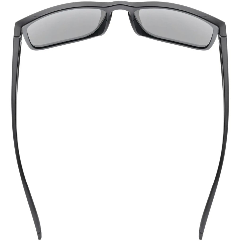 Uvex poise Sunglasses - black matt/mirror silver