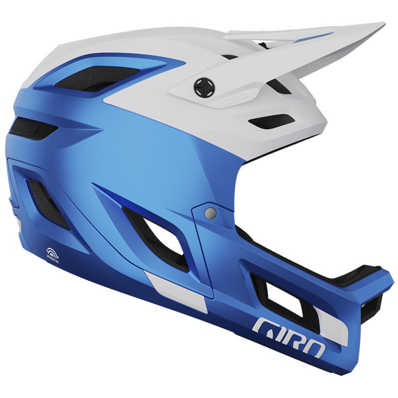 Giro Coalition Spherical Full Face Helmet - matte white/ano blue