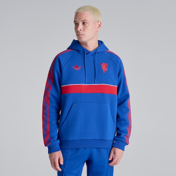Manchester United x adidas Originals Hoodie Blue