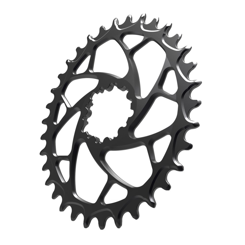 Alugear ELM Narrow Wide Boost Chainring - Oval - for 1x SRAM 3-Bolt Direct Mount
