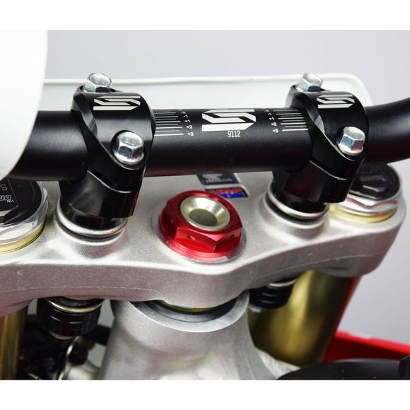 Scar Handlebar Riser Ø28.6 - CR/CRF YZ/YZF Height 30/35/40/45mm Universal - BlackRef: SCR0312 / P62