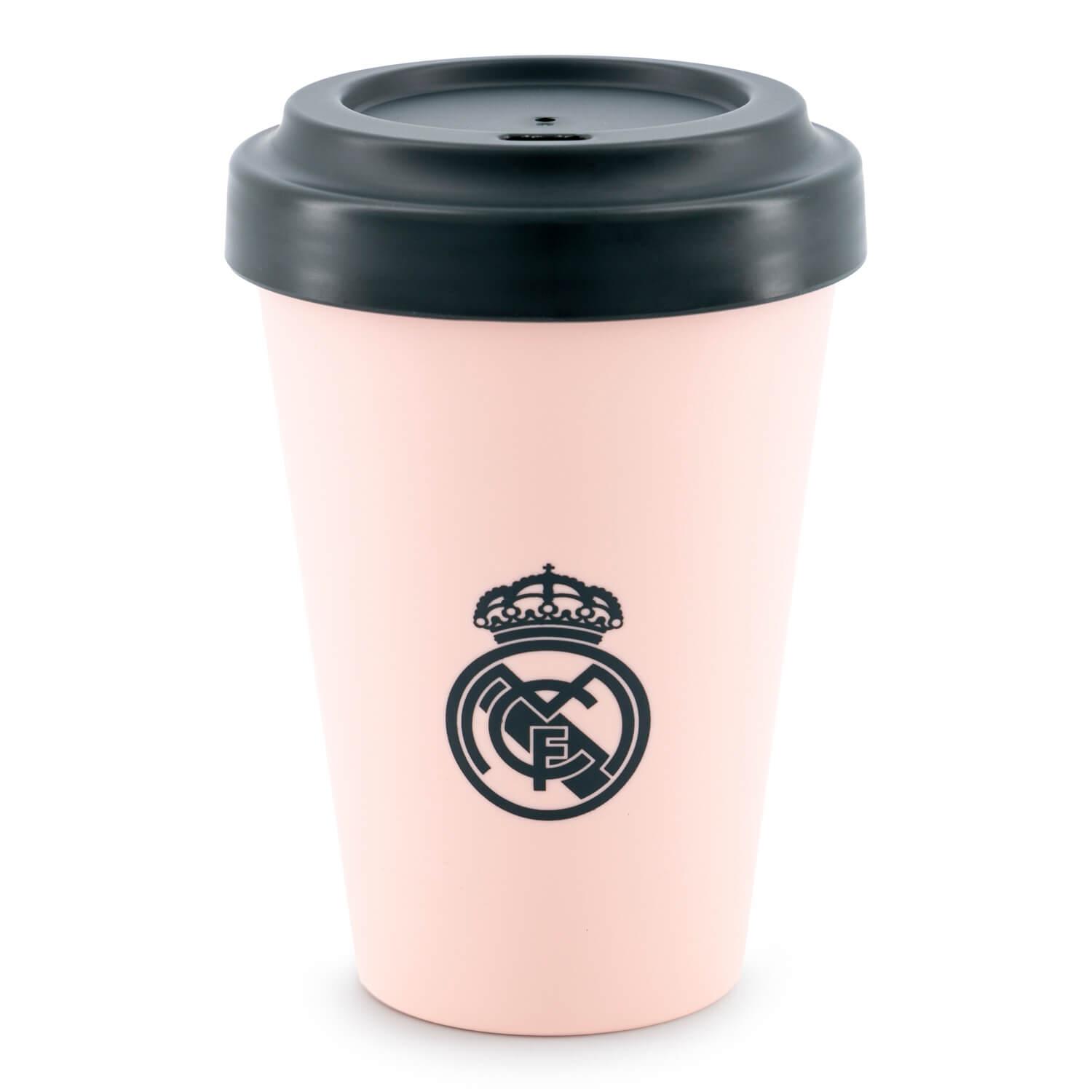 400ml To Go Cup With Lid Rose Real Madrid