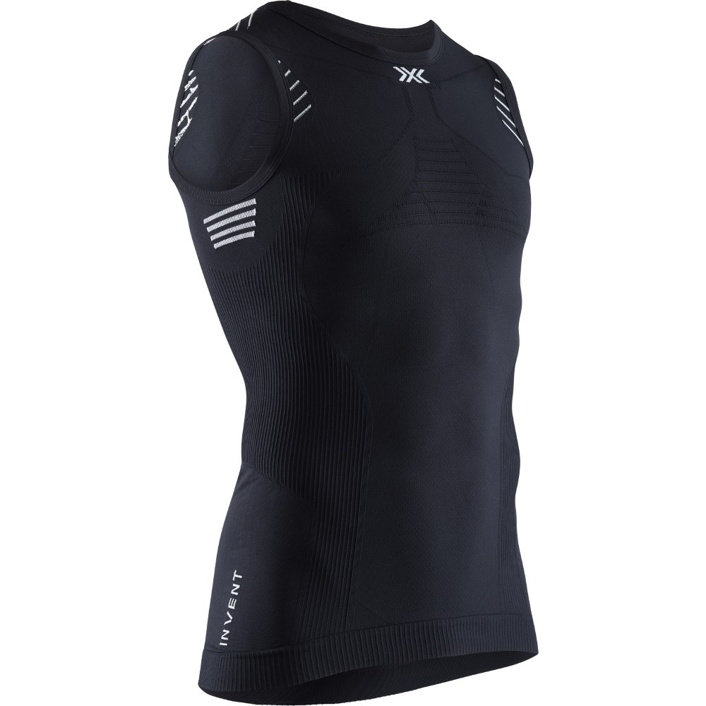 X-Bionic Invent 4.0 LT Singlet Men - opal black/arctic white