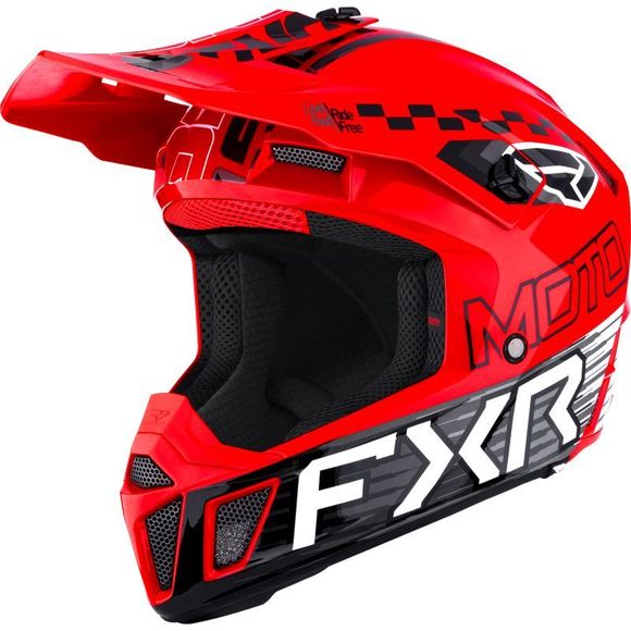FXR CLUTCH CHILDREN'S 2026 cross helmet - Black / RedRef: FXR1769