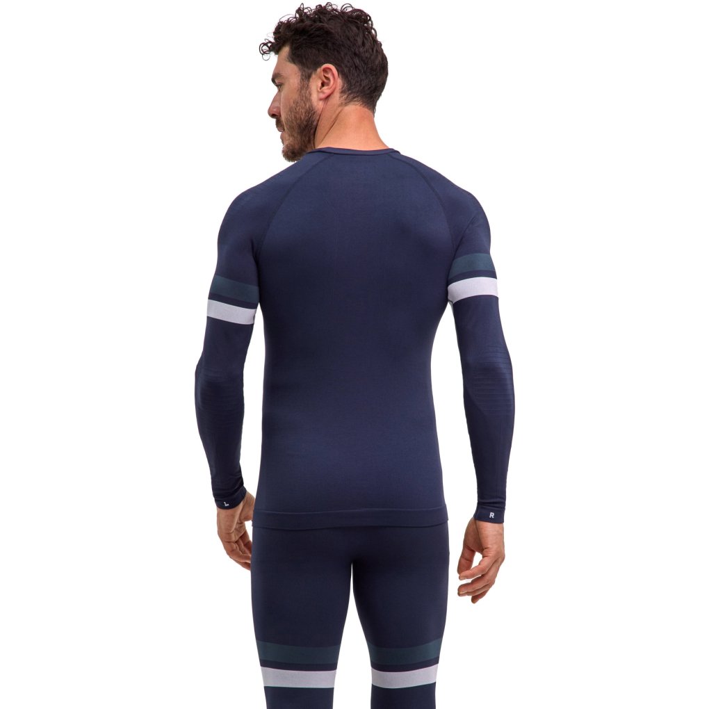Falke Maximum Warm Trend Longsleeve Shirt Men - space blue 6116 (33528)