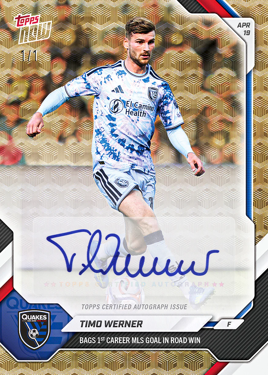Timo Werner - 2026 MLS Topps NOW® - Card 28 - PR: 566