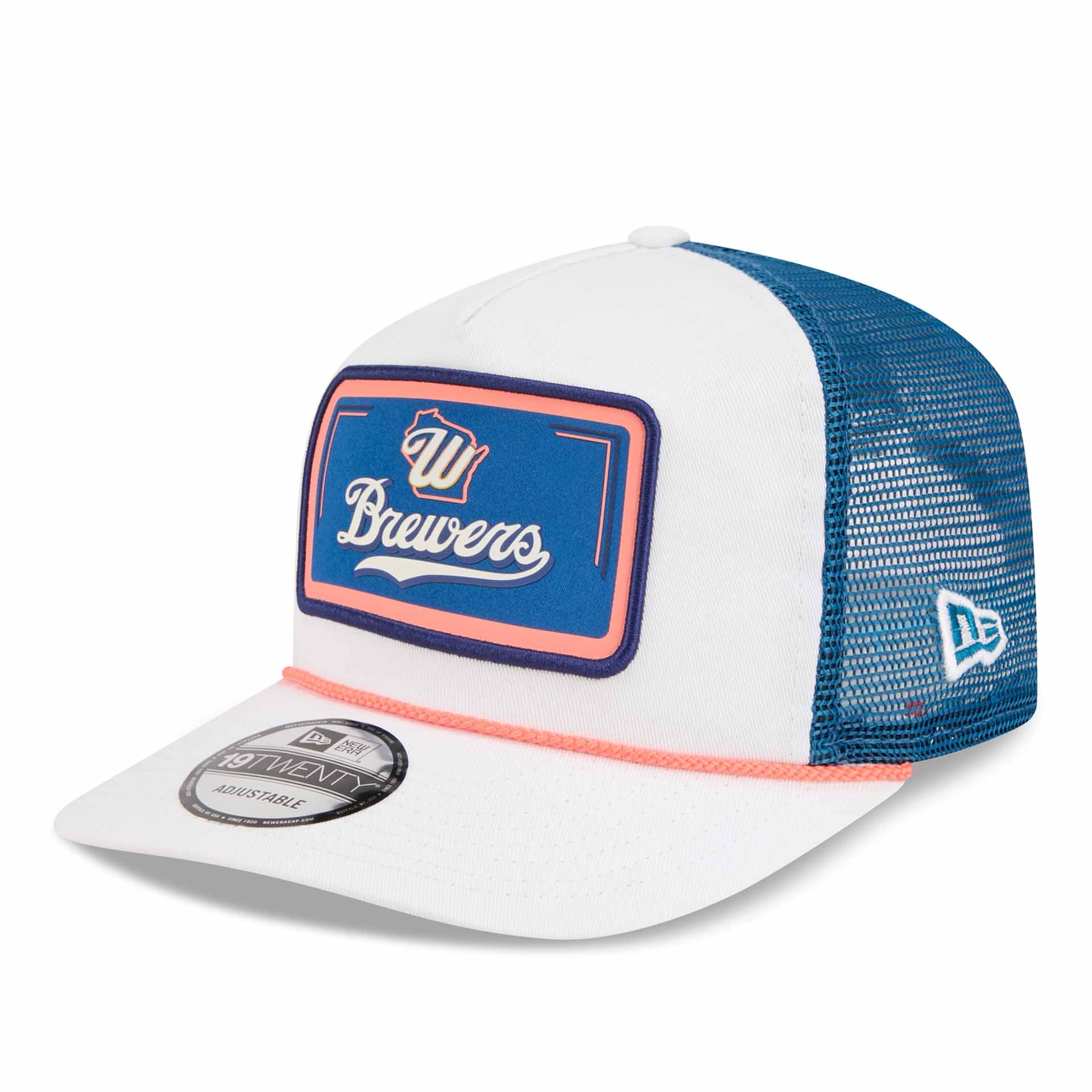 Milwaukee Brewers 2026 MLB City Connect 19TWENTY Fan Pack Adjustable Trucker Cap White