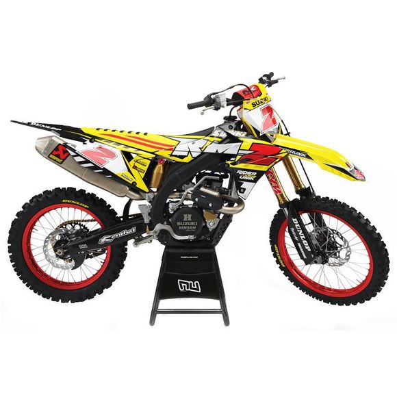 Kit déco RiderUnik GRAFSUZUKI 250 RM-Z 250 - 2010 - 2018Ref : RU0436 / SUGRAF05