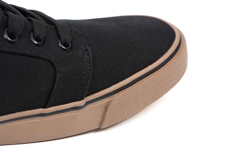 Fox Black Canvas Shoe