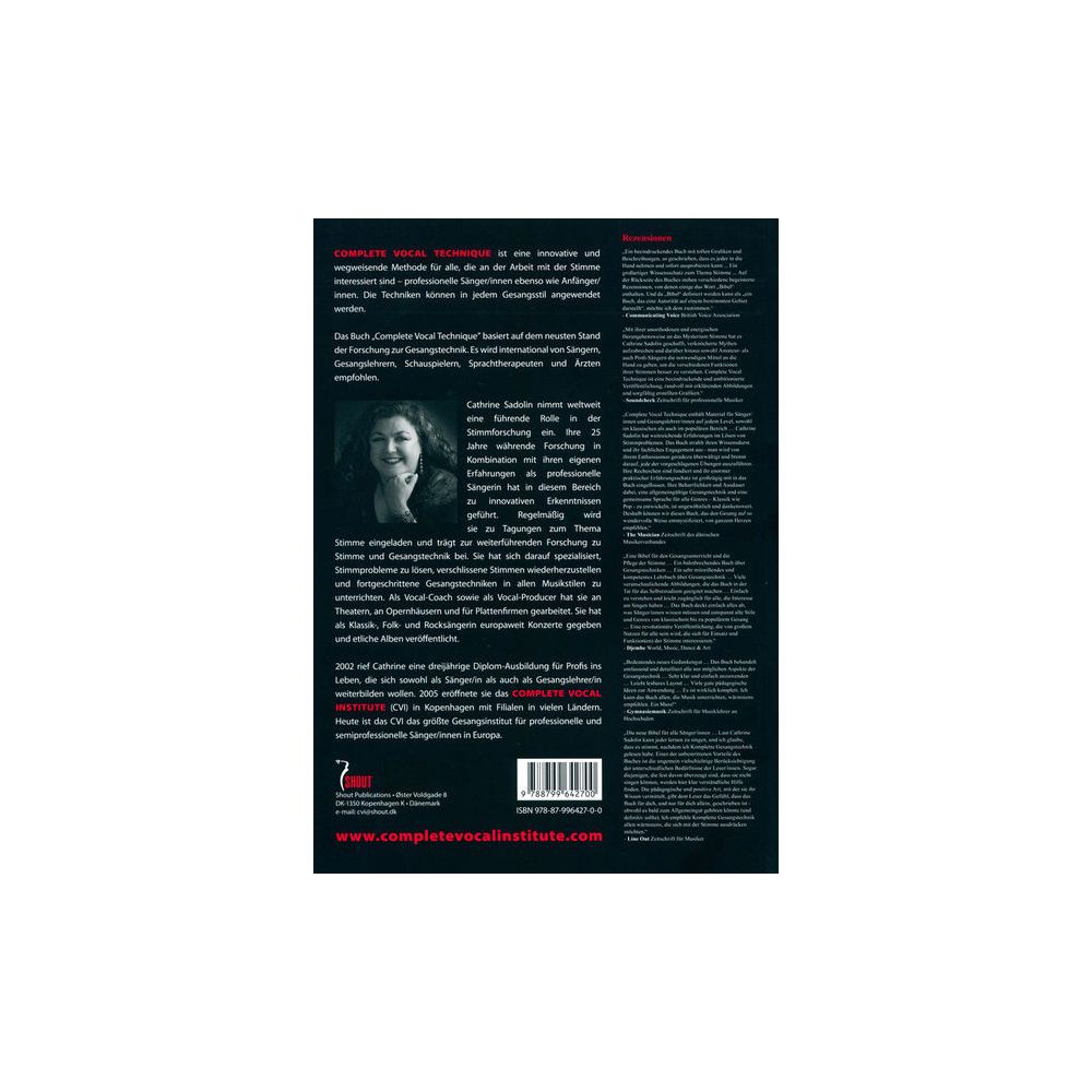 Shout Publications Komplette Gesangstechnik – Thomann Ireland