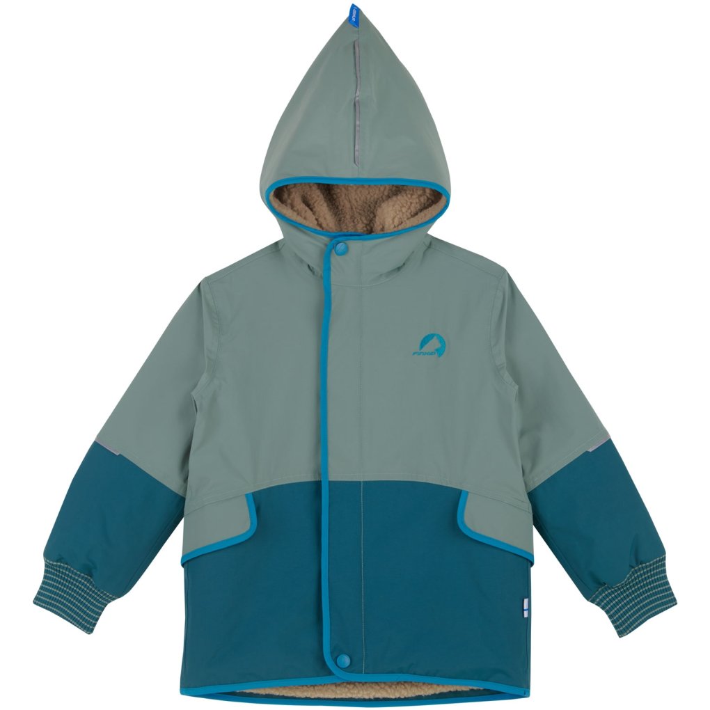 Finkid MOSKA MUKKA Winter Jacket Kids - almond/navy