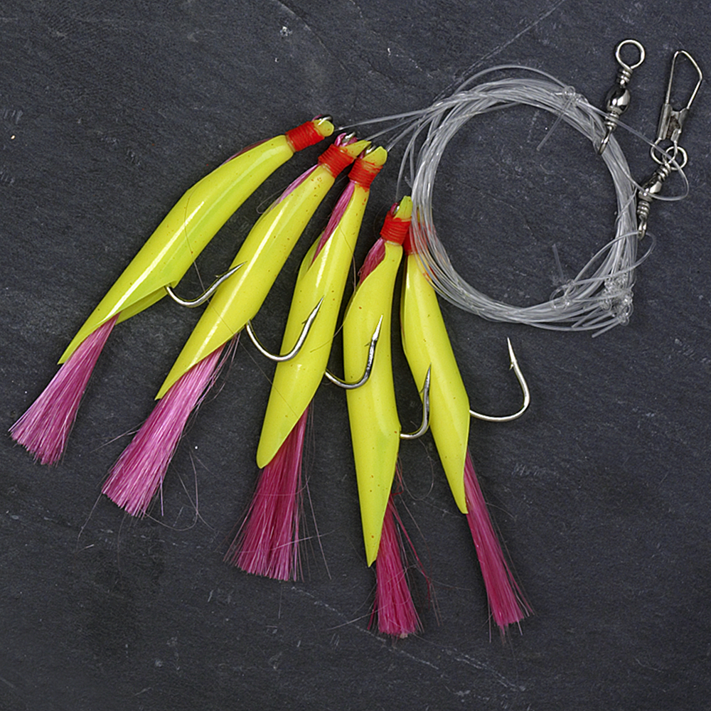 Seapoint Mackerel Leader (yellow\/pink)