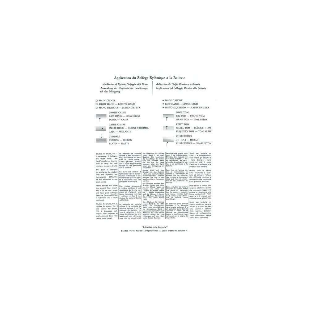 Dante Agostini Méthode De Batterie 1 – Thomann Ireland
