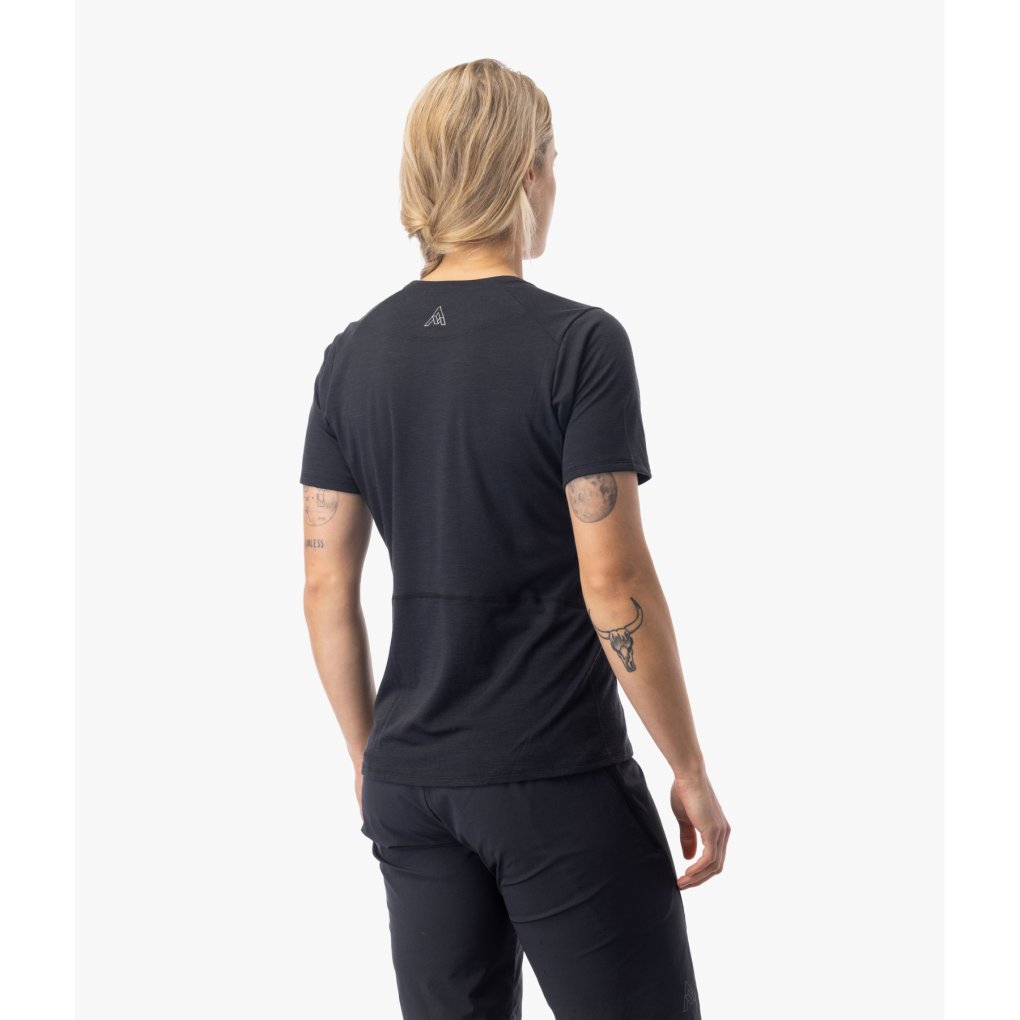 7mesh Desperado Merino Short Sleeve Shirt Women - Black