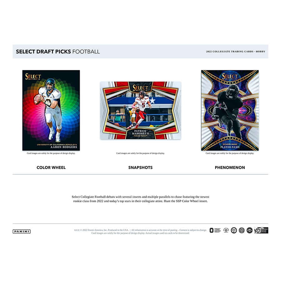 2022 Panini Select Draft Picks NCAA Football Hobby Box