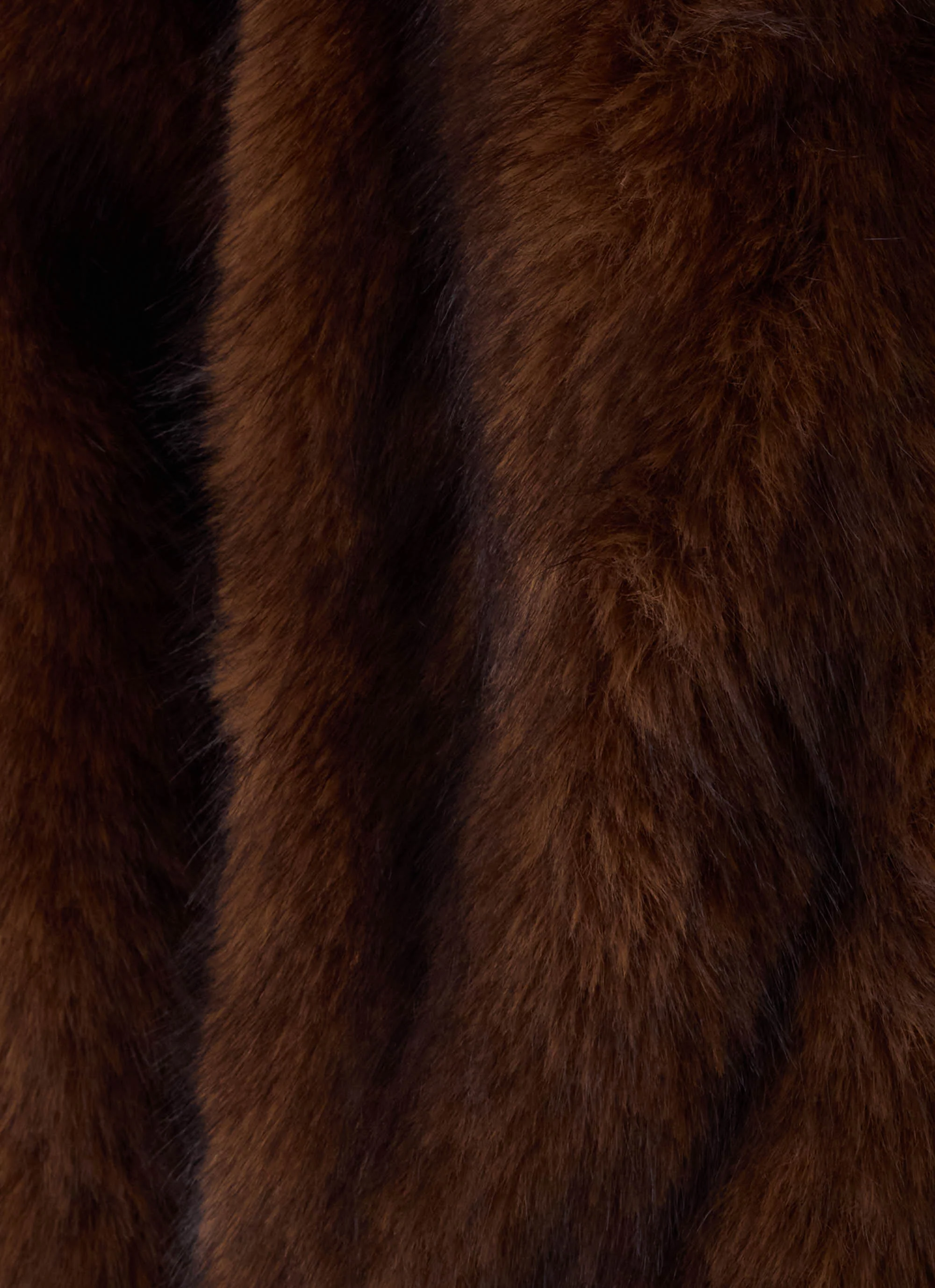 Xavier Faux Fur Jacket - Smokey Fox