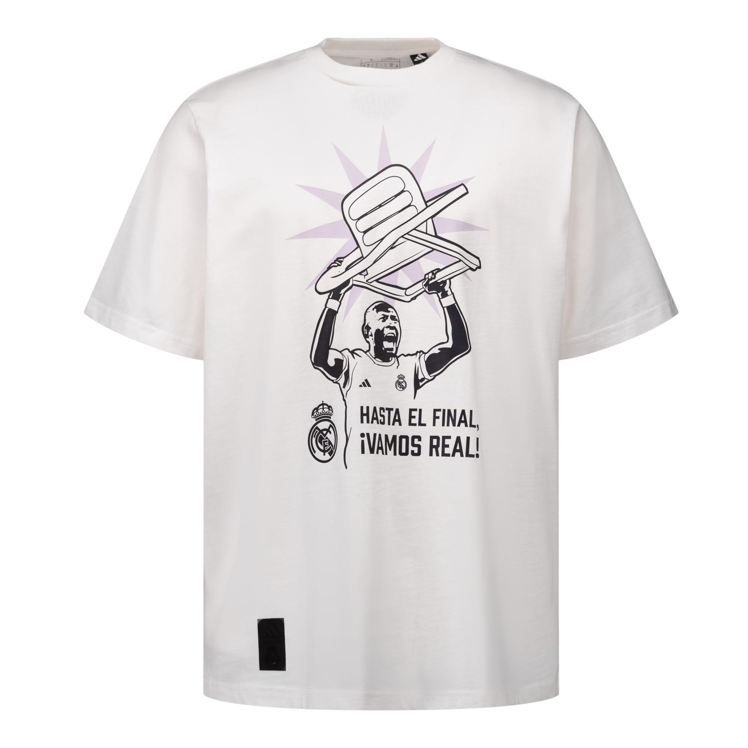 Mens T-Shirt Alaba adidas Magic Moments White