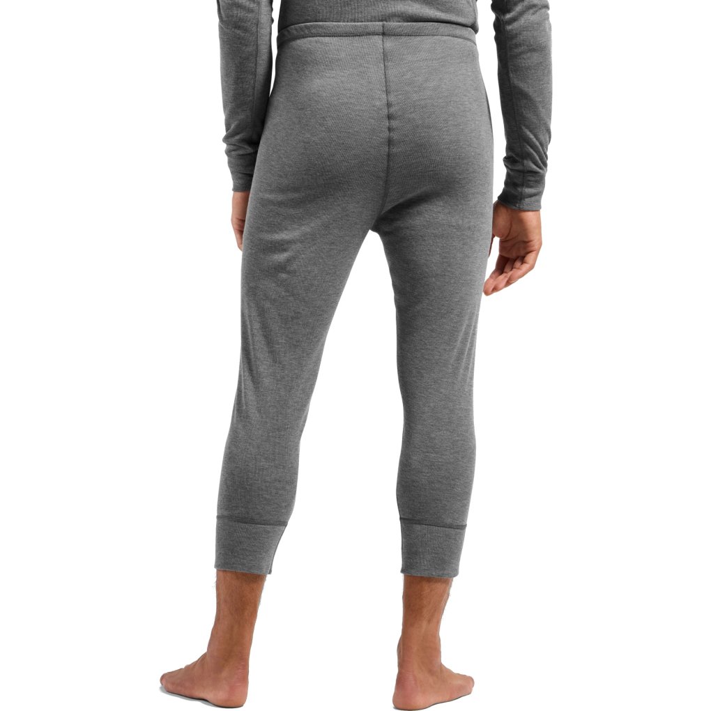 Odlo Active Warm 3/4 Base Layer Bottoms Men - odlo steel grey melange
