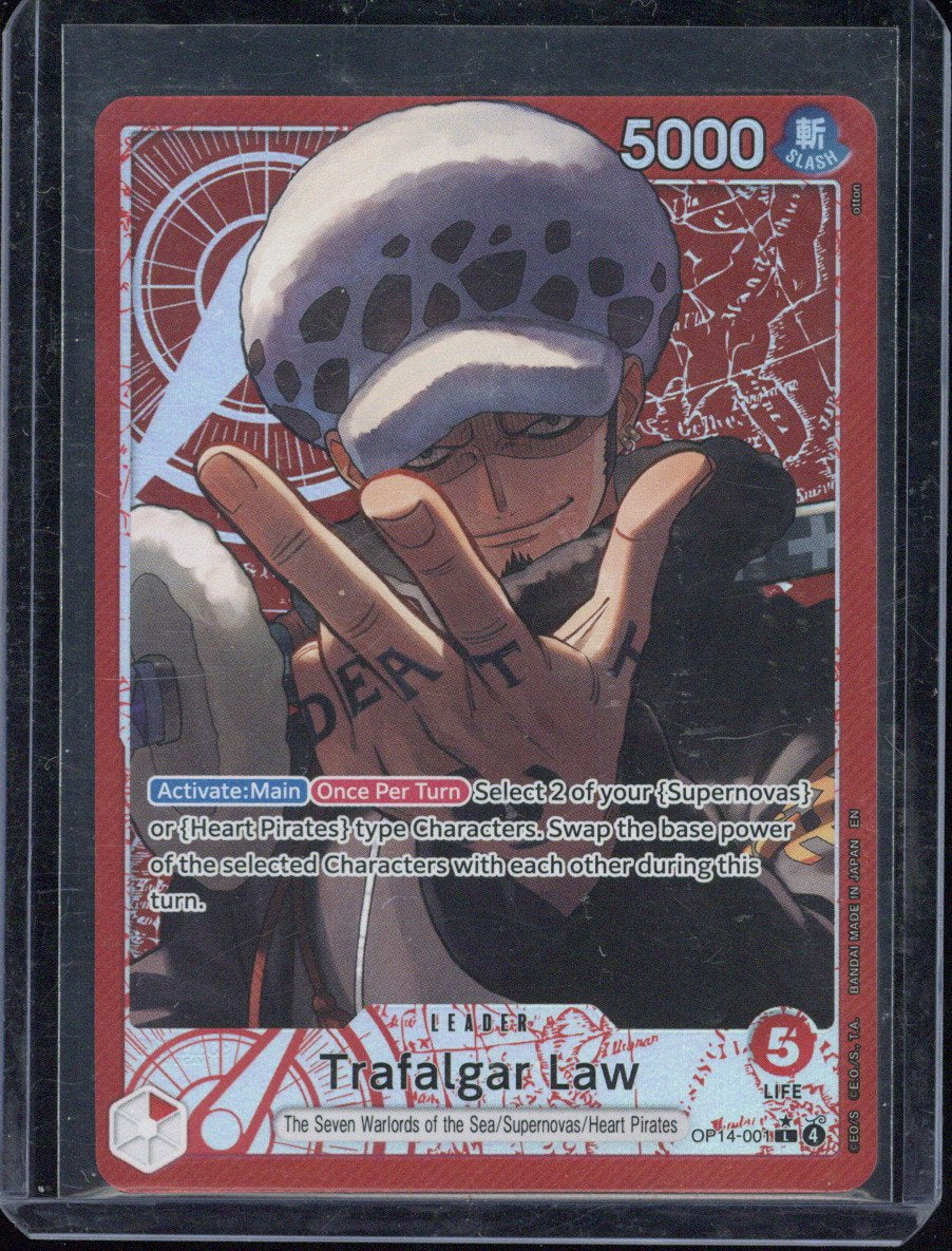 2026 One Piece OP14-EB04 EN Trafalgar Law Alternate Art #001