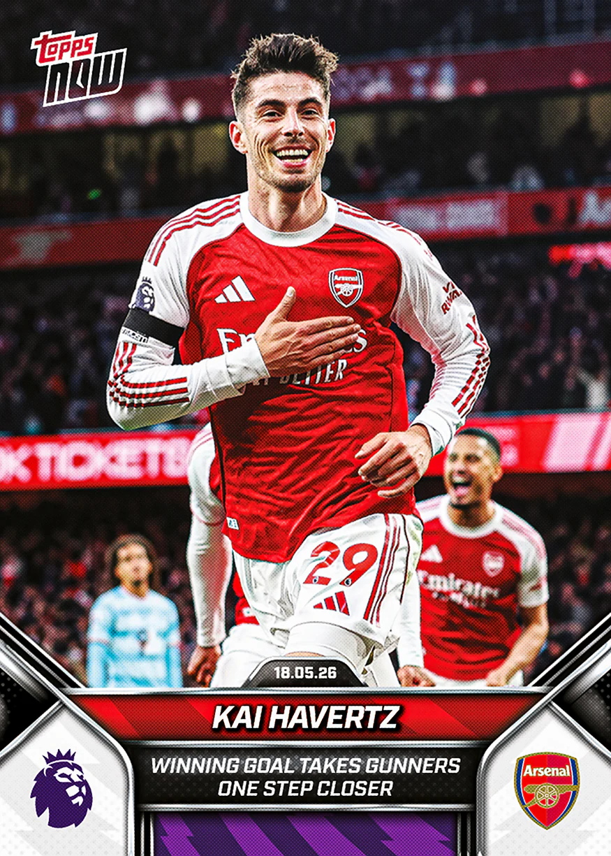 Kai Havertz - 2025-26 Premier League Topps NOW® - Card 197 - PR: 3198