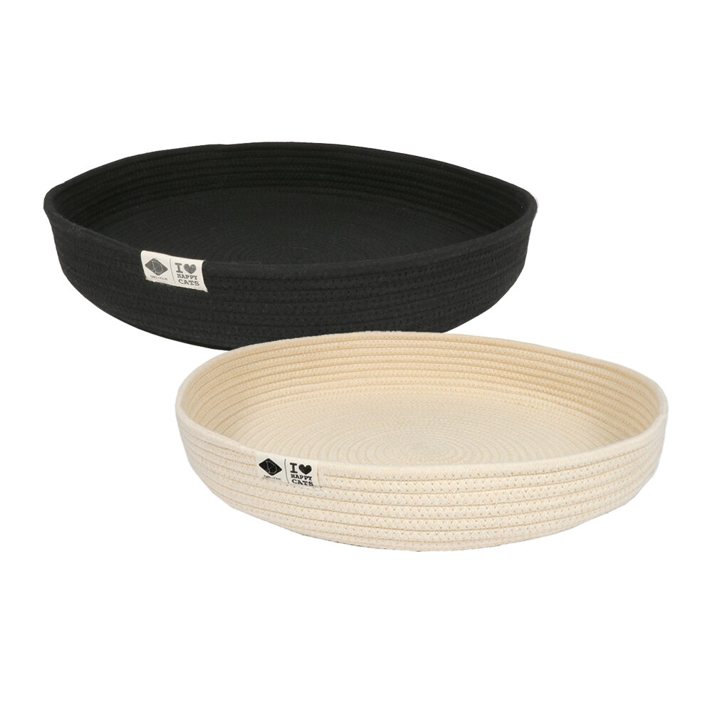 D&D Jess Cat Basket - 45 x 45 x 7 cm - Black