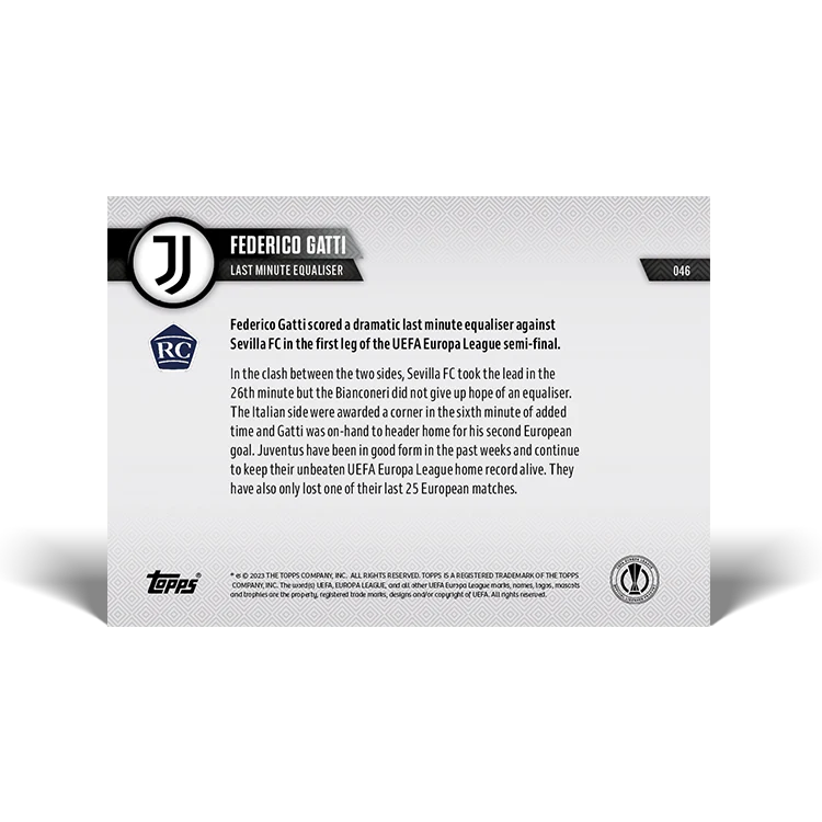 Topps UK - Dramatic last minute equaliser - EL TOPPS NOW® Card #46