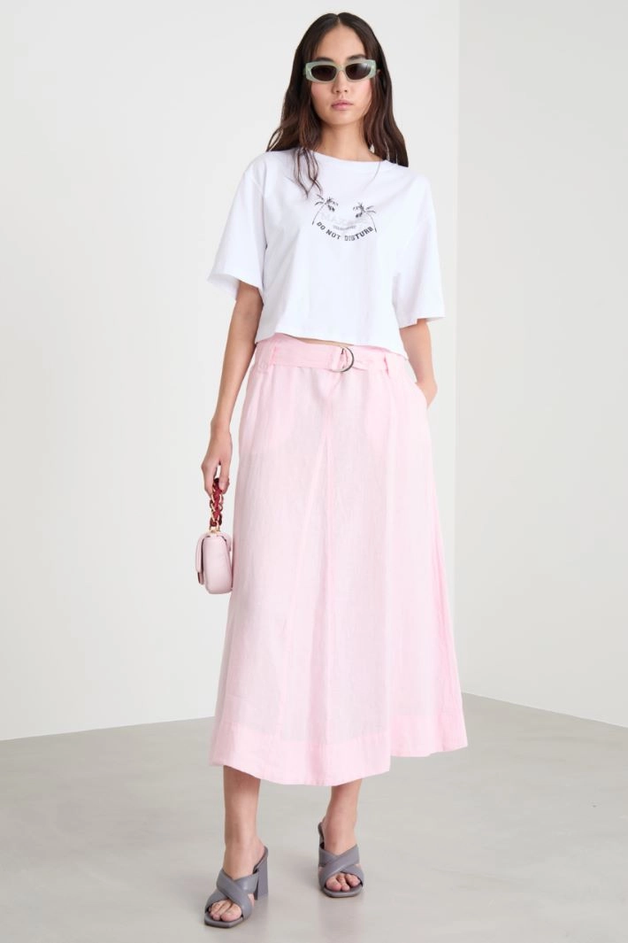 Printed T-shirt - WHITE