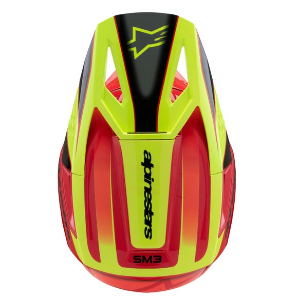 Casque cross Alpinestars SUPERTECH S-M3 - FRAY - ENFANT - Rouge / JauneRef : AP3391