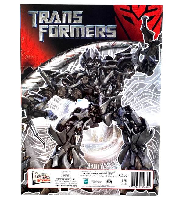 Merlin Transformers - Stickeralbum