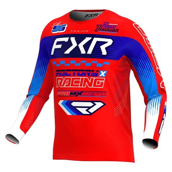 FXR PODIUM GLADIATOR 2026 cross jersey - Red / BlueRef: FXR1631