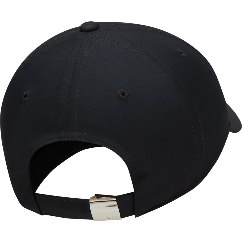 Nike Dri-FIT Club Metall-Swoosh Logo Cap - black/metallic silver FB5372-010