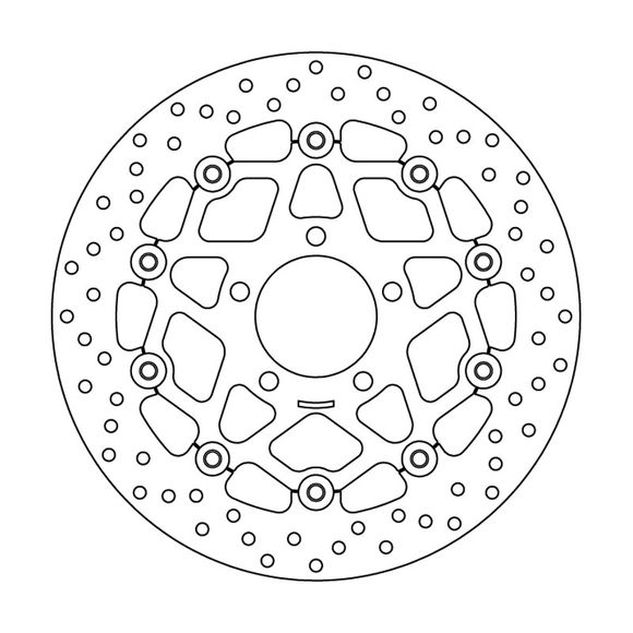 Disque de frein Rond Brembo flottantRef : 78B40842